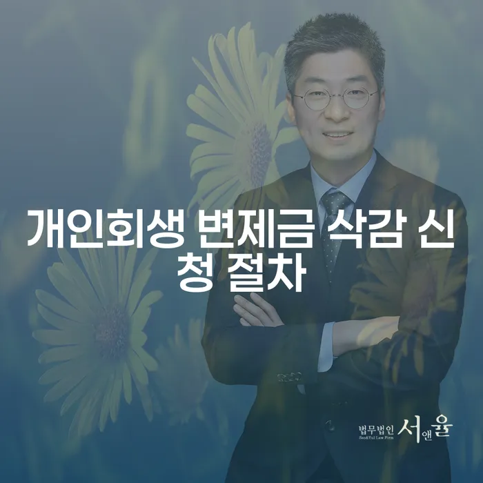 개인회생 변제금 삭감 신청 절차, 어떻게 진행해야 할까요?