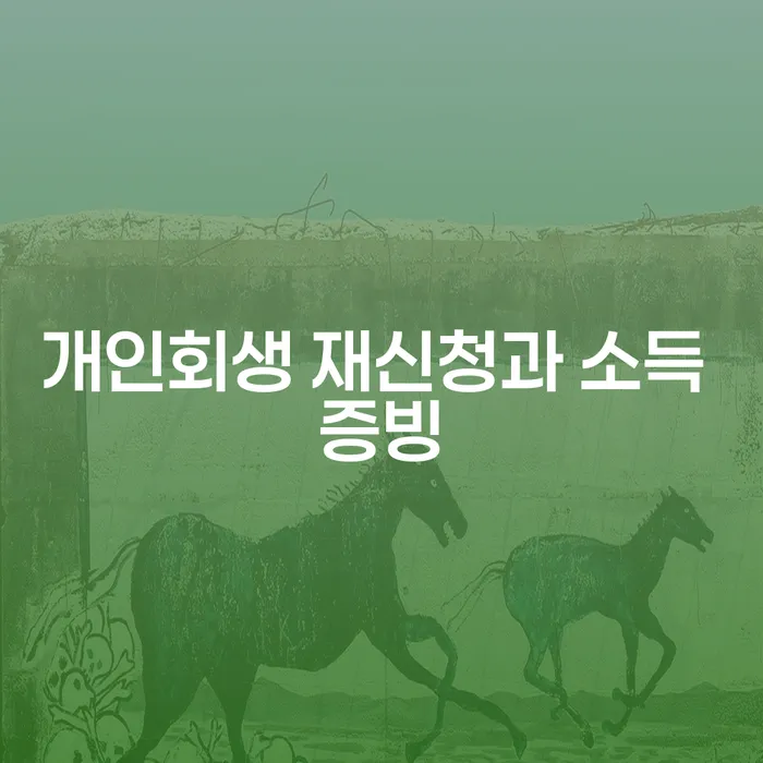 개인회생 재신청과 소득 증빙: 어떻게 준비해야 할까요?