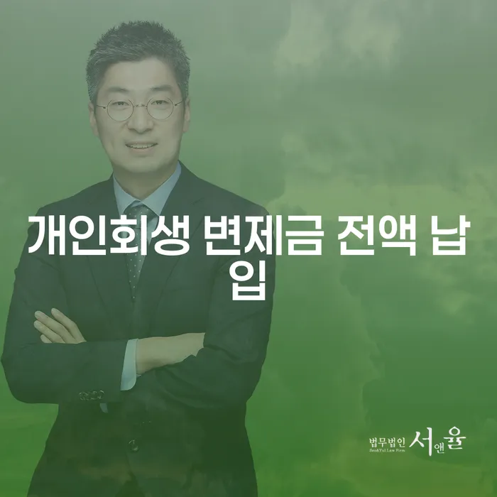개인회생 변제금 전액 납입, 성공적으로 마무리할 수 있는 방법은?