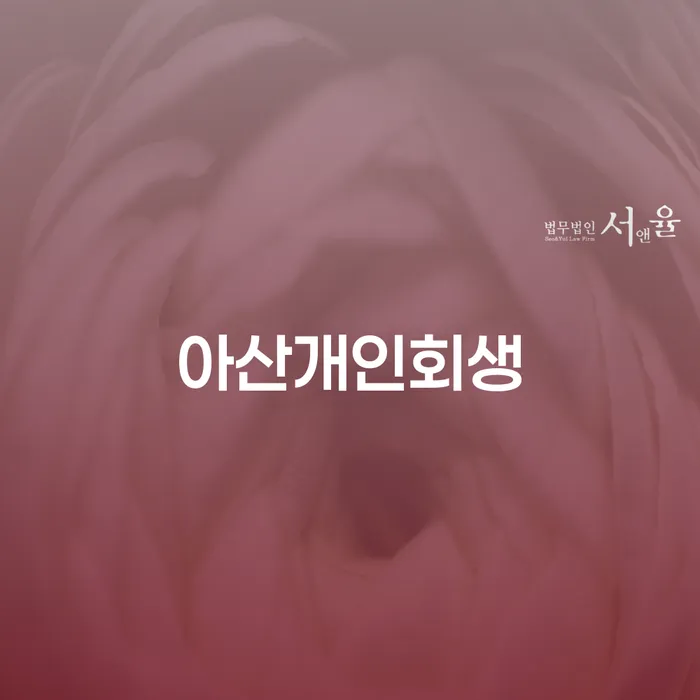 아산개인회생, 채무 해결을 위한 최적의 선택이 될 수 있을까요?